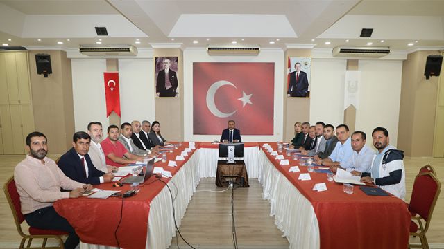 OSB müteşebbis heyeti Vali Şıldak başkanlığında toplandı