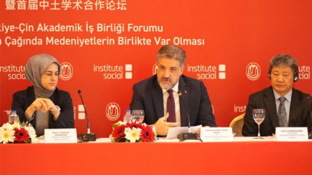 Emin Önen, Türkiye-Çin Akademik İş Birliği Forumu"na katıldı