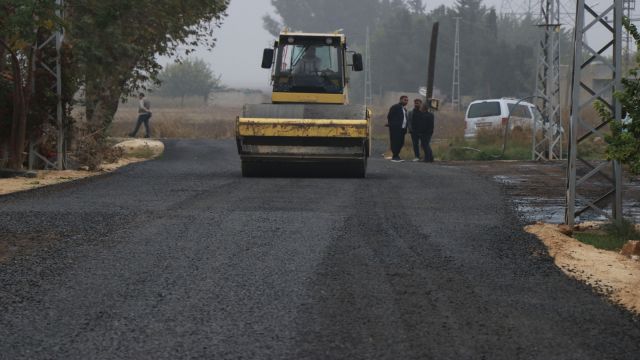 Haliliye kırsalında yollar kışa hazırlanıyor