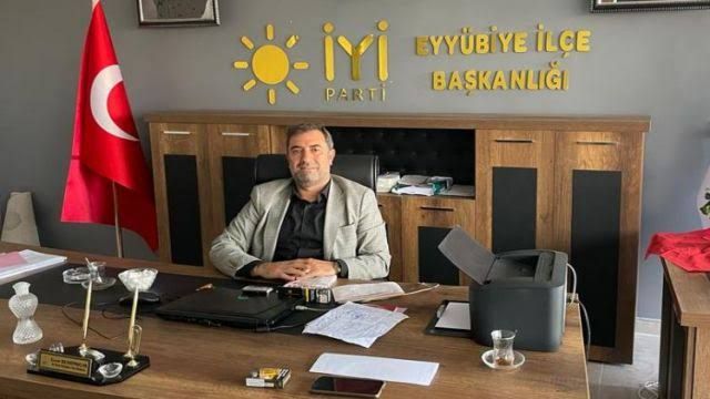 İYİ Parti Eyyübiye İlçe Başkanı istifa etti