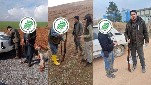 Şanlıurfa’da usulsüz avcılara ceza