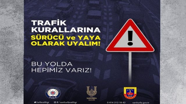 Ocak ayında Şanlıurfa’da 240 trafik kazası oldu