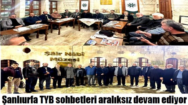 Şanlıurfa TYB’nin bu haftaki konuğu Ahmet Alemdar oldu