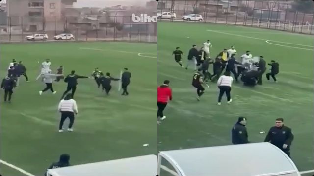 Şanlıurfa’da amatör lig maçında kavga çıktı!