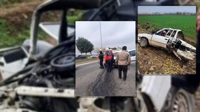 Şanlıurfa’da trafik kazasında araç hurdaya döndü!