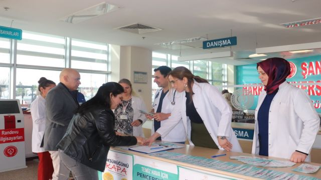 Şanlıurfa’da verem farkındalığı çalışması yapıldı