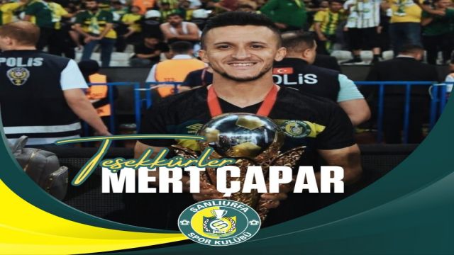 Şanlıurfaspor Mert Çapar ile yolları ayırdı