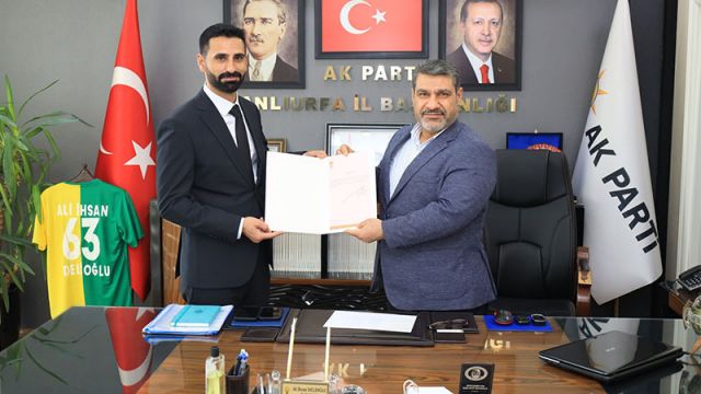 Fethi Solhan, AK Parti Akçakale ilçe başkanı oldu