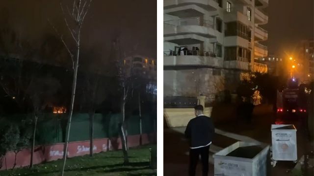 Karaköprü’de bir işyerinde yangın çıktı!