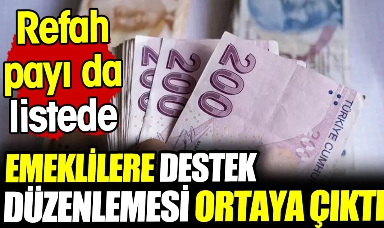 Emeklilere destek düzenlemesi ortaya çıktı!