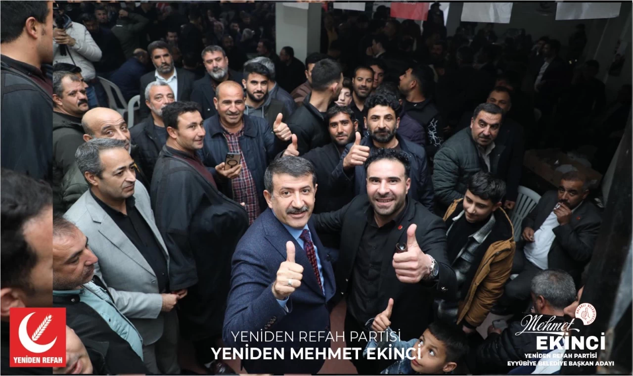 Eyyübiye Değişim İstiyor! Mehmet Ekinci’ye Eyyübiyelilerden Sevgi Seli