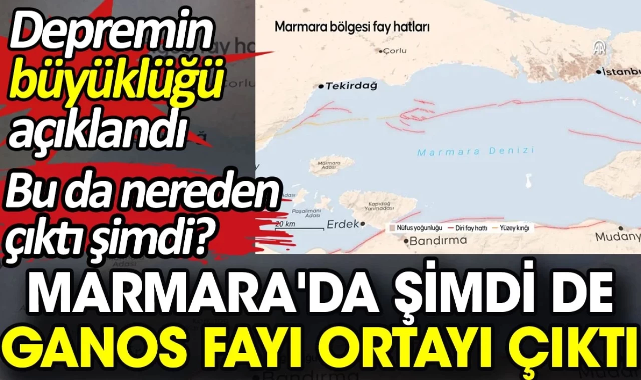 Marmara'da şimdi de Ganos fayı ortayı çıktı