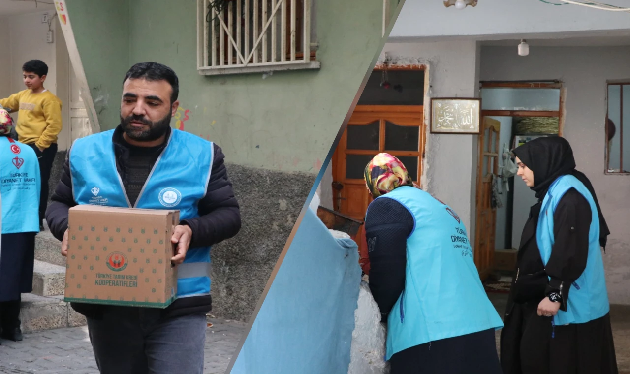 Şanlıurfa'da Ramazan Ayı Yardımları Teslim Edildi