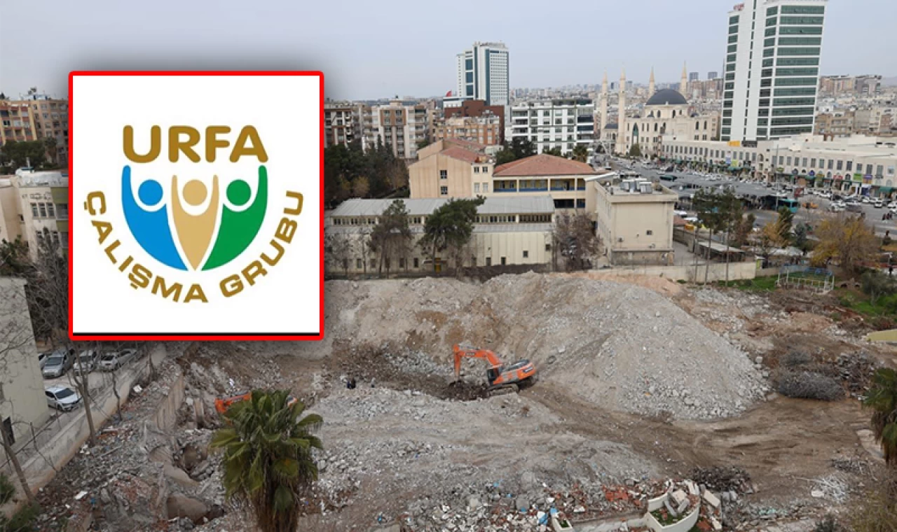 Urfa Çalışma Gurubu, yıkılan eski maliye binasının yeri için öneride bulundu