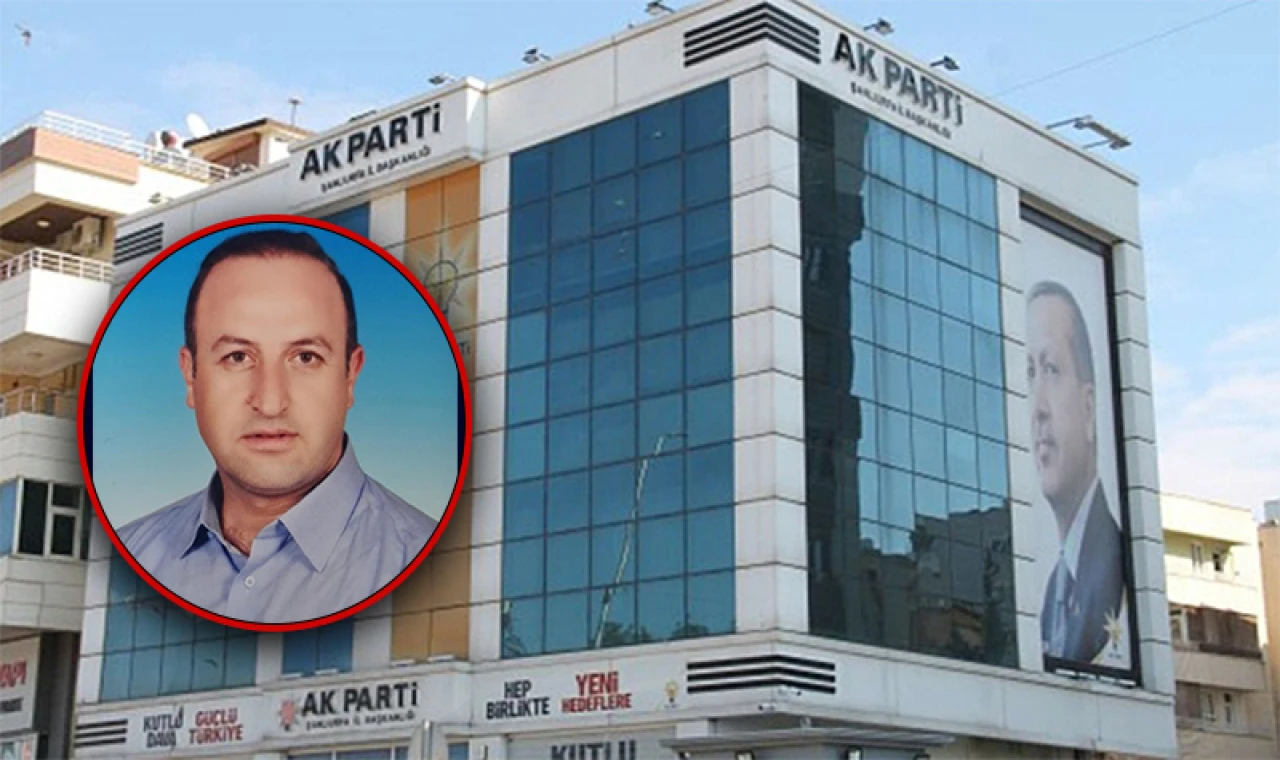 AK Parti Şanlıurfa İl Başkan Yardımcısı İstifa Etti