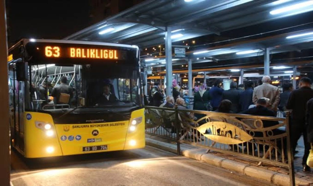 Bayramda Şanlıurfa’da toplu taşıma ücretsiz