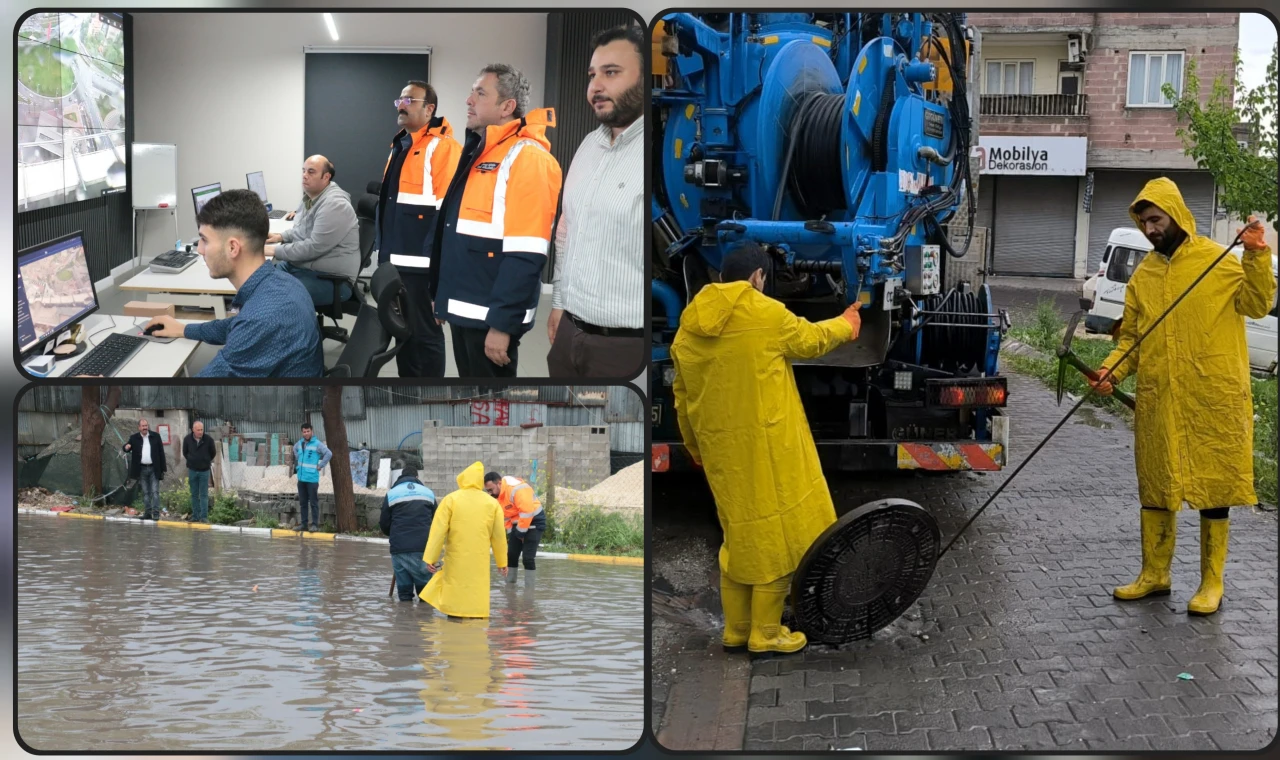 Şanlıurfa'da Sağanak Yağışa Karşı Önlem Alındı