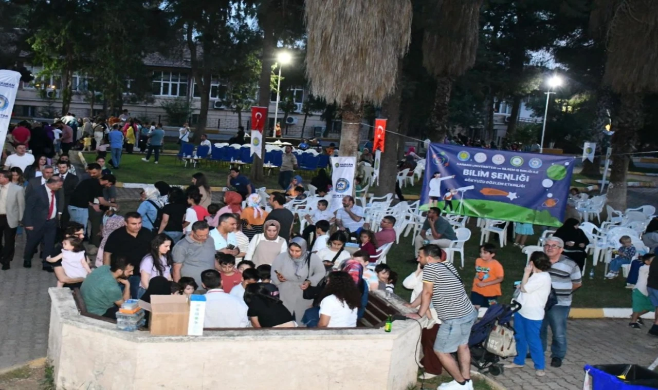 Şanlıurfa’da Bilim Şenliği ve Gökyüzü Gözlem Etkinliği Düzenlendi