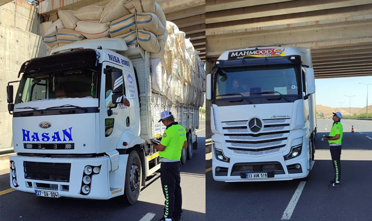 Şanlıurfa'da 5 araca cezai işlem uygulandı