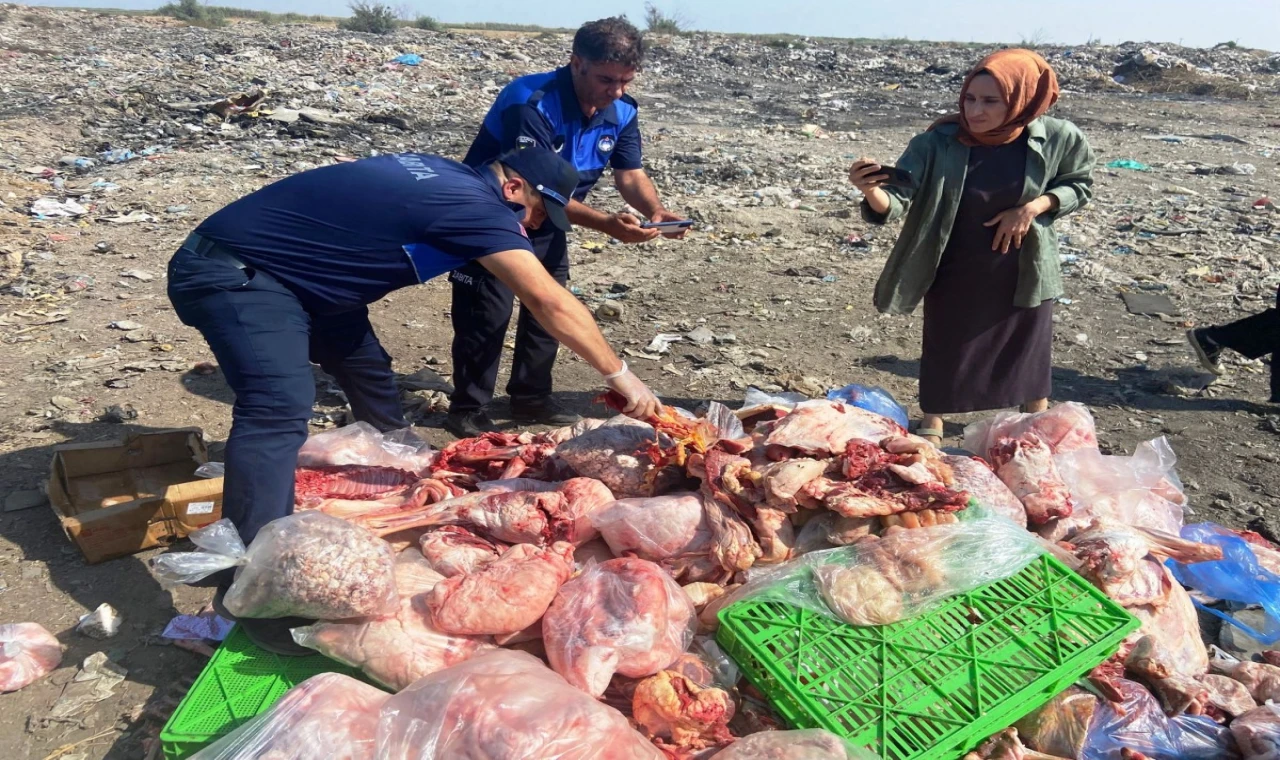 Akçakale'de 600 kilo bozuk et ele geçirildi!