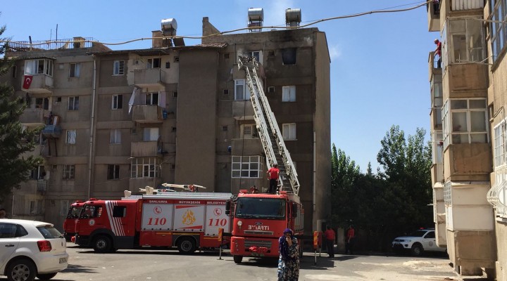 Şanlıurfa'da ev yangını