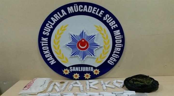 Şanlıurfa'ya uyuşturucu sevkıyatına operasyon!