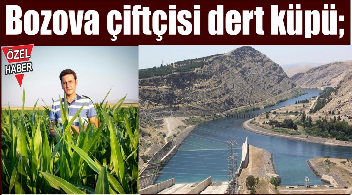 Bozova çiftçisi dert küpü;