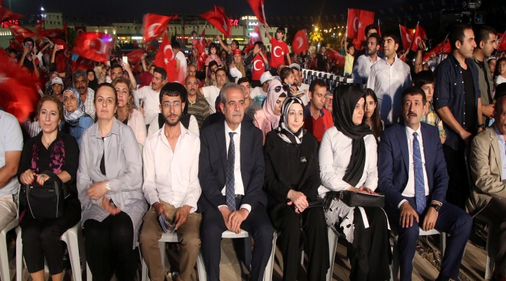 Başkan Demirkol, 15 Temmuz’da yine meydandaydı