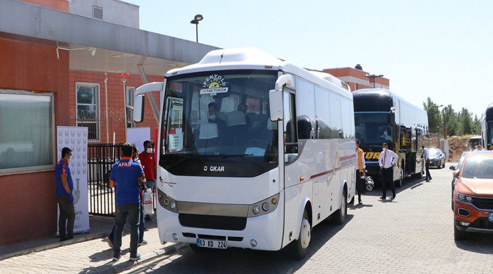 Karantina süreci tamamlanan kişiler evlerine gönderildi