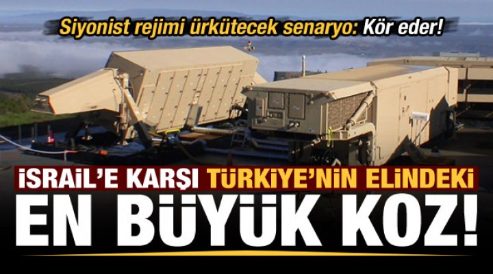 Türkiye'nin elindeki en büyük koz! Kör olur...