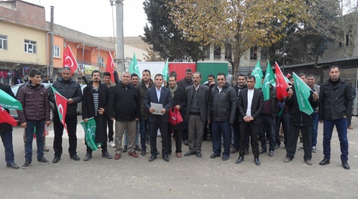 Ceylanpınar Osmanlı Ocakları’dan teröre protesto