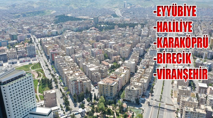 Şanlıurfa'da 29 adres karantinaya alındı!