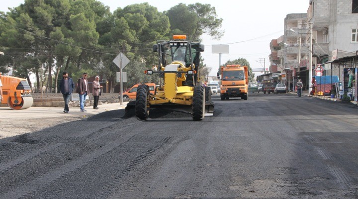 Suruç’un caddeleri asfaltlanıyor