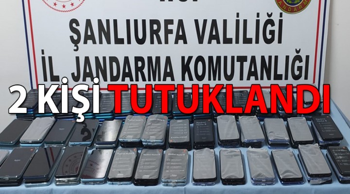 Şanlıurfa'da cep telefonu kaçakçılığı operasyonu