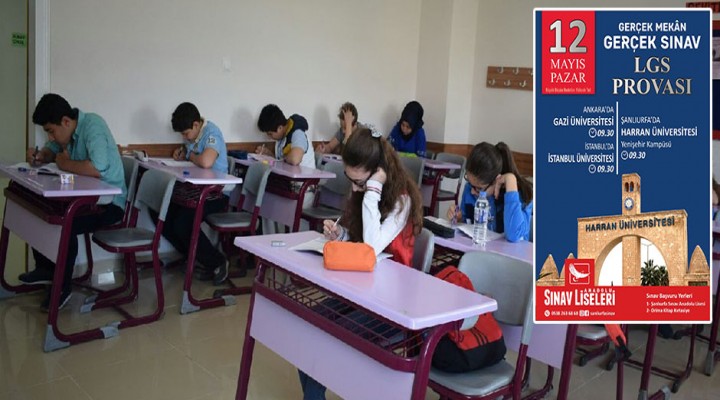 Sınav Lisesi, TYT ve LGS provası yapıyor