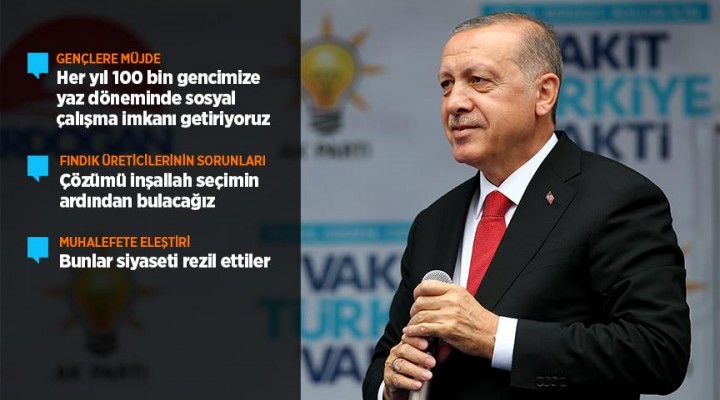 Erdoğan'dan üniversite öğrencilerine müjde