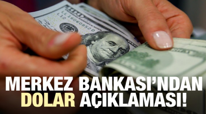 Merkez Bankasının döviz açıklaması