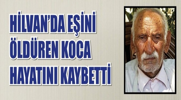 Cinayet işleyen koca hayatını kaybetti