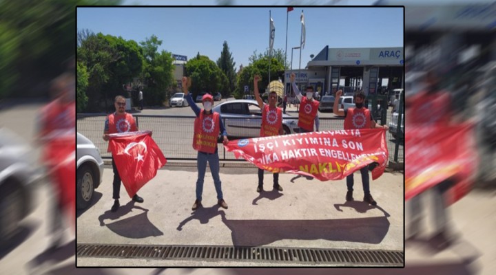 İşten atılan işçilerin eylemi sürüyor!