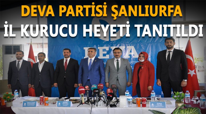 Şanlıurfa il kurucu heyeti tanıtıldı