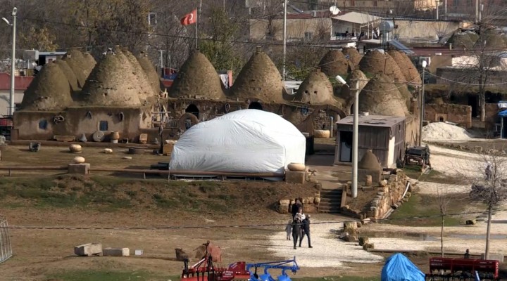 Harran'ın konik kubbeli evlerine bakım