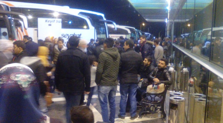 Otogar’da yoğunluk had safhada