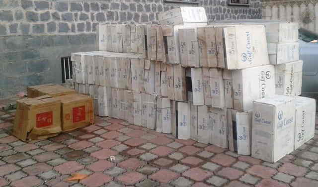 85 bin paket kaçak sigara ele geçirildi