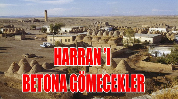 Harran ’ı betona gömecekler