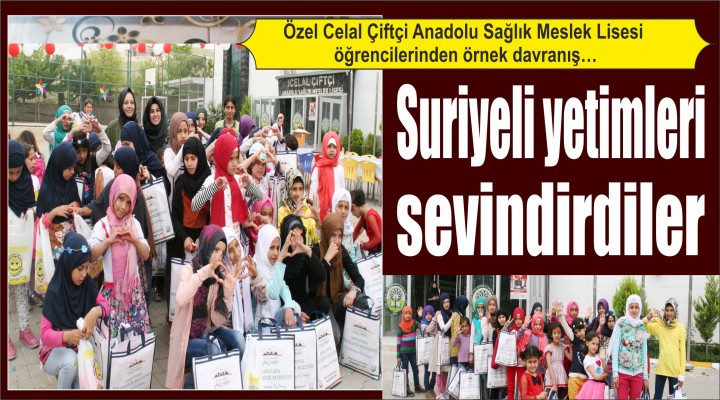 Suriyeli yetimleri sevindirdiler