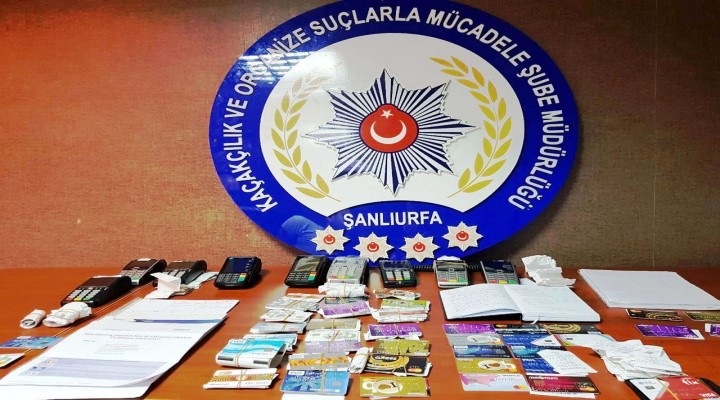 Şanlıurfa'da "POS cihazı tefecileri"ne operasyon