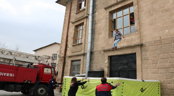 Eyyübiye HEM’de yangın tatbikatı