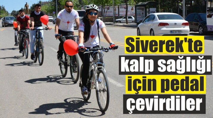 Siverek'te kalp sağlığı için pedal çevirdiler