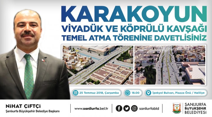 Karakoyun Köprülü Kavşağının Temeli Atılıyor