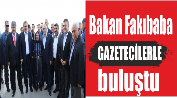 Fakıbaba Urfalı Gazetecilerle buluştu